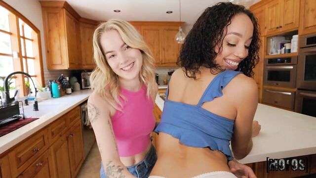 Alexis Tae and Sage Fox's interracial sex by Mofos...